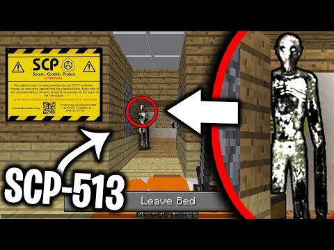 SCP-513 STALKS US IN OUR MINECRAFT BASE... (Scary Minecraft Video)