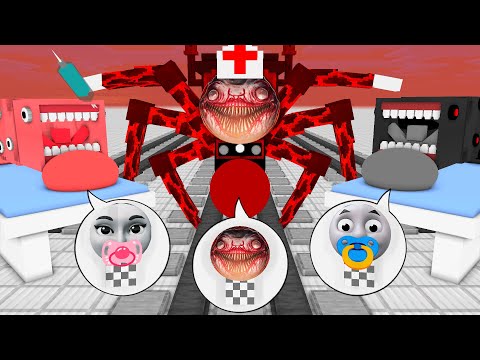 Monster School : Cute Thomas GIRLFRIEND | DR CHOO CHOO CHARLES ATTACK - Minecraft Animation