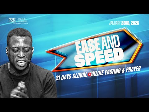 Next Level Prayers || Morning Prayers For  Ease And Speed || Pst Bolaji Idowu || Jan 23rd 2026