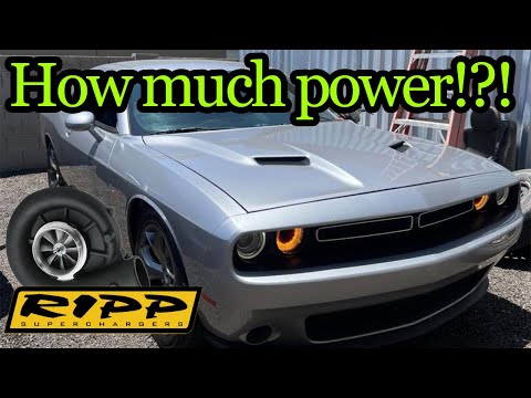 RIPP Supercharging a Dodge Challenger in less than 20 minutes