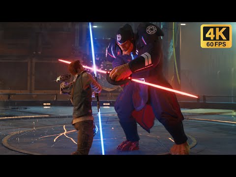 STAR WARS JEDI SURVIVOR: Cal Kestis vs Ninth Sister Boss Fight Scene [ 4K 60FPS]