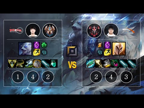 KT SoHwan Volibear vs HLE CuVee Kayle Top - KR Patch 10.12