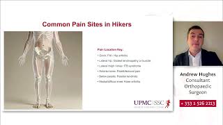 'Hip & knee issues affecting walking & hiking' - by Mr Andrew Hughes, Consultant Orthopaedic Surgeon