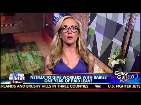 08-09-15 Kat Timpf on Gutfeld - Netflix 1 Year Parental Leave