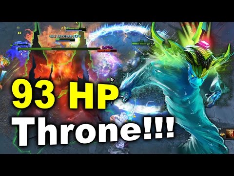 ALOHADANCE Morph -  93 HP Throne Unbelievable Comeback Dota 2