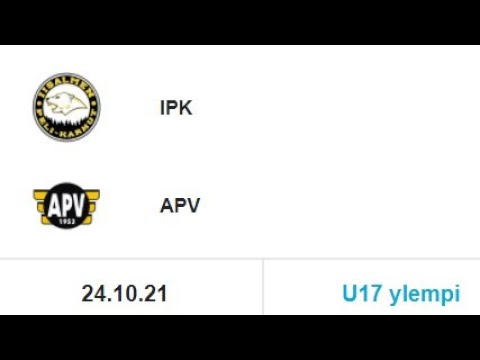 IPK Iisalmi - APV U17 ylempi, sunnuntai Klo 10:30