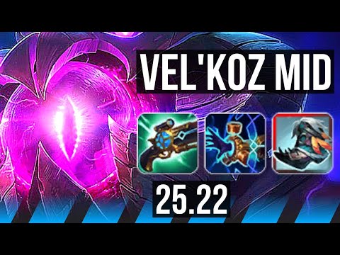 VEL'KOZ vs MEL (MID) | Legendary, 45k DMG | EUW Diamond | 25.22