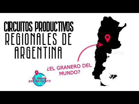 🚜 CIRCUITOS PRODUCTIVOS REGIONALES 🏭 o ECONOMÍAS REGIONALES de ARGENTINA 🇦🇷
