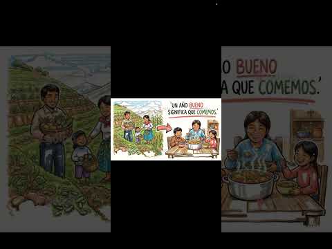 La vida del campo Andino.