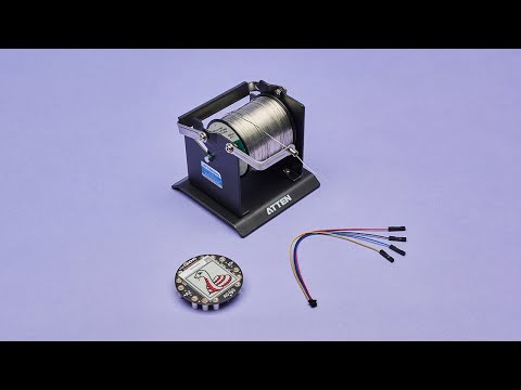 Solder Spool Holder with Weighted Base 