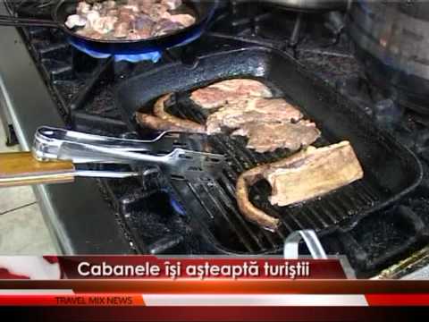 Cabanele îşi aşteaptă turiştii – VIDEO