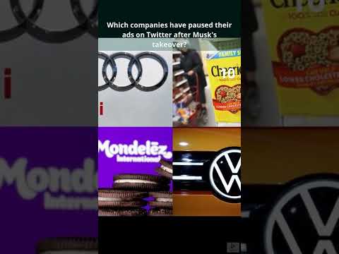 Which companies have paused their ads on Twitter after Musk's takeover?