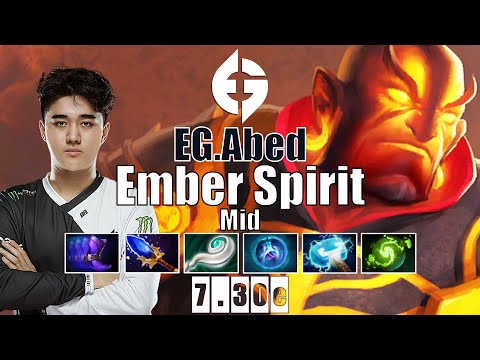 Ember Spirit Mid | EG.Abed | 17 KILLS ABED EMBER SPIRIT GOD IS ON FIRE | 7.30e Gameplay Highlights