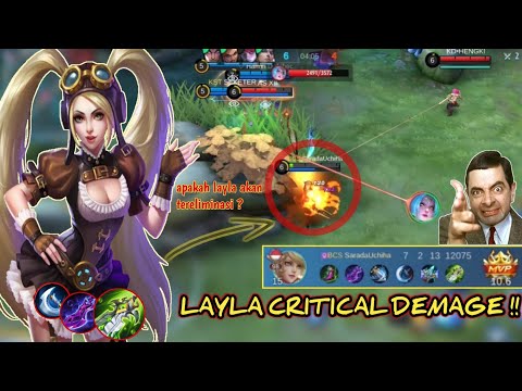 LAYLA CRITICAL DEMAGE ‼️- build top global layla 2023 - MLBB