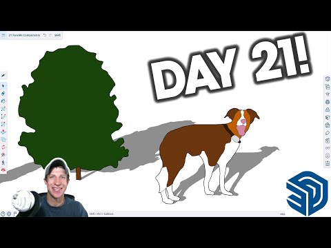 Learn SketchUp in 30 Days DAY 21 - FACE ME Components!