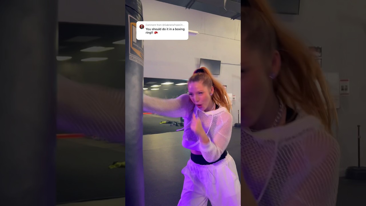 She TACKLED me 🥊 | Amalia Triple Charm #shorts