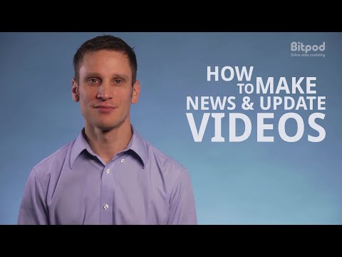 How to make news and update videos - Video marketing for business #8