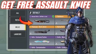 How To Get / Unlock Free Assault Knife in Codm 2024 Cod mobile Free Assault Knife 2024