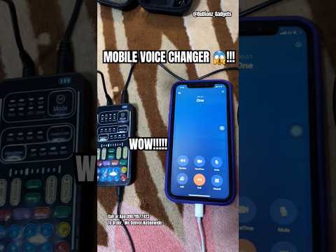 Mobile Voice Changer Review 🤯 #techreview #gadgetreview #voicechanger #ios #android #short #fyp