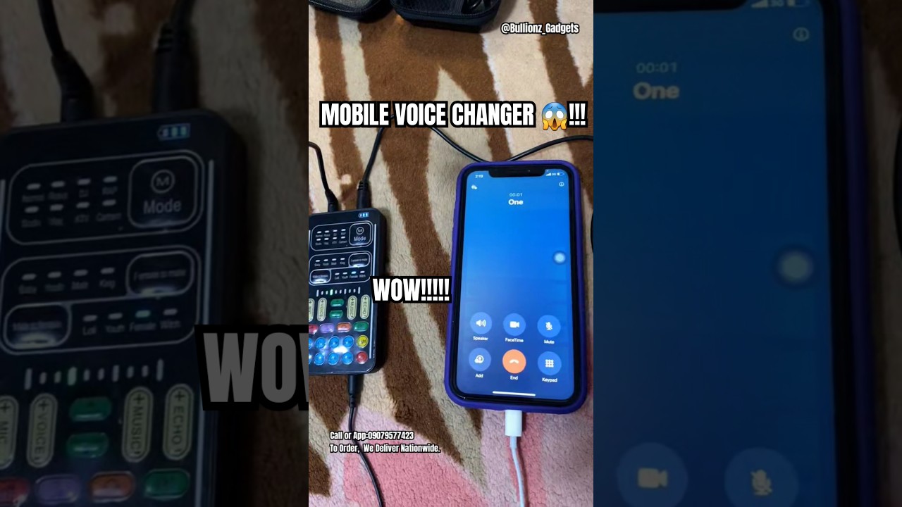 Mobile Voice Changer Review 🤯 #techreview #gadgetreview #voicechanger #ios #android #short #fyp