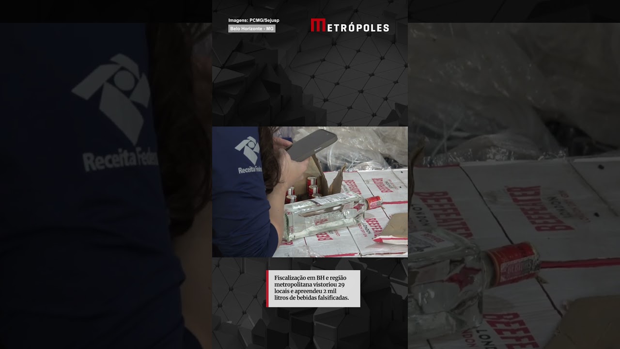 Polícia apreende bebidas adulteradas em bares do Mercado Central em BH