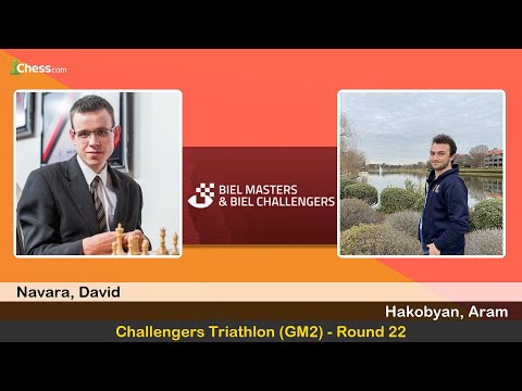 David Navara vs Aram Hakobyan | Challengers Triathlon (GM2) | Round 22