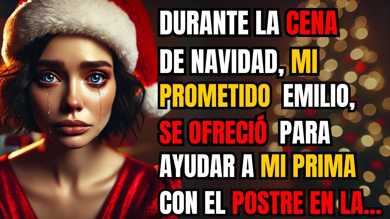 DURANTE LA CENA DE NAVIDAD, MI PROMETIDO, EMILIO, SE OFRECIÓ PARA AYUDAR A MI PRIMA CON EL POSTRE...
