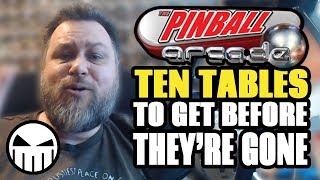 10 Pinball Arcade Tables To Buy Before They Are Gone