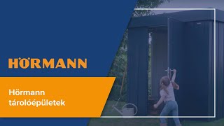 Rend, stílus és funkcionalitás a Hörmann kültéri tárolóival