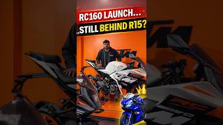 KTM RC160 vs Yamaha R15 🔥 Is R15 Still Better? #r15v4 #ktmrc160 #ktmrc