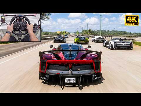 Ferrari FXX K EVO VS Extream Track Toys - Forza Horizon 5 | Logitech G923 Steering Wheel