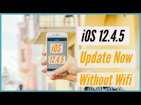 iOS 12.4.5 Update Now | ios 12.4.5 without wifi