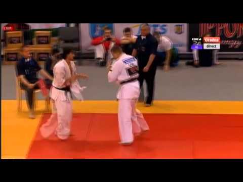 EC Oradea, Final Open Weight, Ilas Marius (Romania, aka) - Antanas Klibavicius (Lithuania)