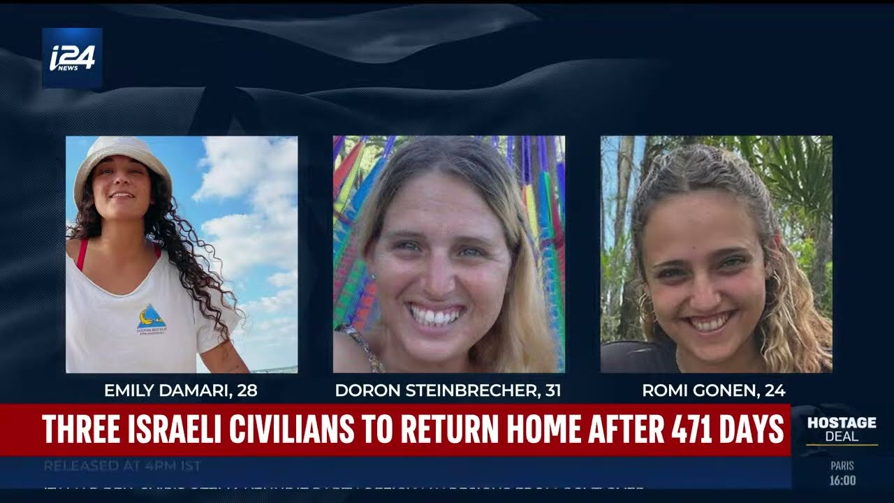 🔴 WATCH NOW: 3 Israeli hostages released in exchange deal - Special Broadcast