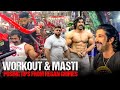 Workout with Abhishek in Dubai | Posing tips from Regan Grimes