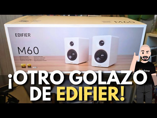 Vídeo relacionado con Edifier M60 Altavoz Multimedia Bluetooth 5.3 | 66W RMS, Hi-Res Audio Wireless, LDAC | 3" Woofer + 1" Tweeter | USB-C/AUX | Diseño Compacto para PC/Escritorio-Negro