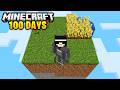 I Survived 100 Days On ONE CHUNK In Minecraft
