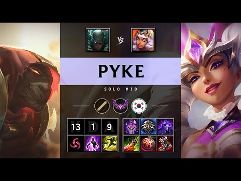 Pyke Mid vs Qiyana - KR Master Patch 25.16