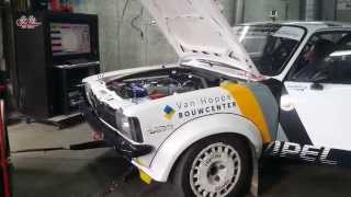 preview picture of video 'Soetens Rally Team - Opel C Kadett Coupe 2.4 8v CIH - Testbank @ Speedcenter Geldermalsen'