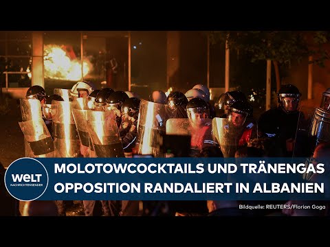ALBANIEN: Anti-Regierungsproteste eskalieren! Straßenschlachten und Molotowcocktails in Tirana