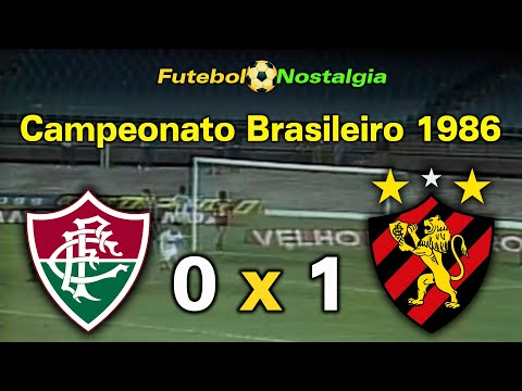 Fluminense 0 x 1 Sport - 25-09-1986 ( Campeonato Brasileiro )