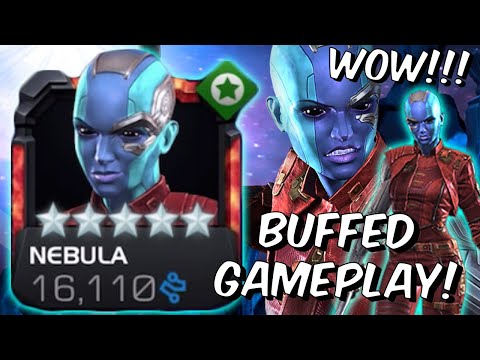 BUFFED Nebula Gameplay - A NEW GOD TIER QUEEN OF DESTRUCTION!! - Marvel Contest of Champions