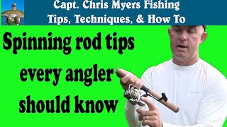 How to cast a spinning rod: Open the bail properly(and it won
