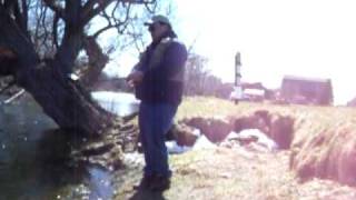 preview picture of video 'Fishing Cattaraugus Creek near Arcade, NY'