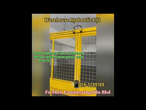 JKKP-Approved Hydraulic Cargo Lift in Malaysia. #fushen #ipoh Final Installation at Customer Sites