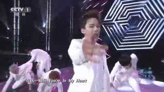 【HD/1080P】140420 CCTV1 全球中文音乐榜上榜 EXO-M 上瘾(Overdose)【cut】