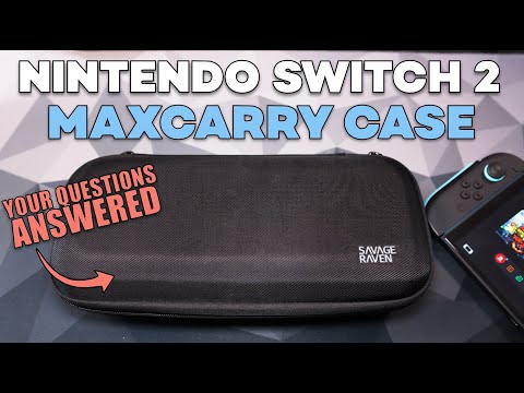 Savage Raven MaxCarry Case for Nintendo Switch 2. Complete Skull n Co