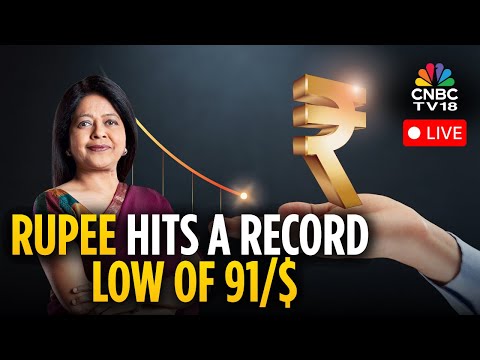 Rupee Crashes! LIVE | Rupee Hits Fresh Record Low | Rupee Approaches 91 Amid Dollar Demand | N18L
