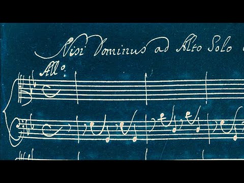 VIVALDI | Nisi Dominus | RV 608 in G minor | Original manuscript