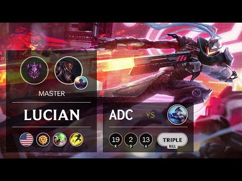 Lucian ADC vs Ashe - NA Master Patch 9.8